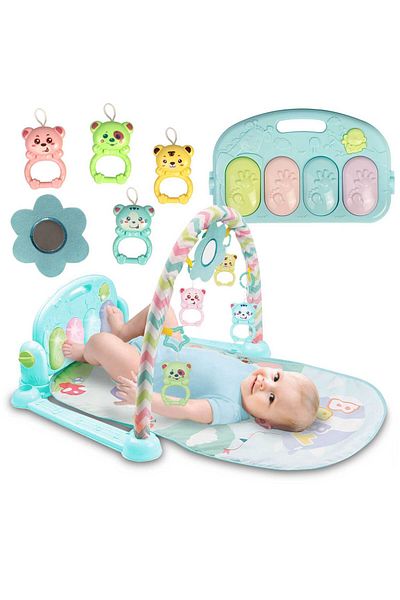 İSP 4 in 1 Multifunctional Baby Activity Center and Piano, Rattle Toy Bar, Og