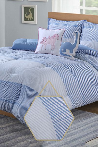 Bee Home Bed and Bath Max | 5 Pieces Full Comforter Set - 193 x 219 cm