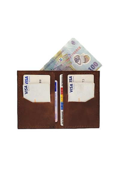 Natty Pell - Men's Wallet, Brown Leather, Handmade