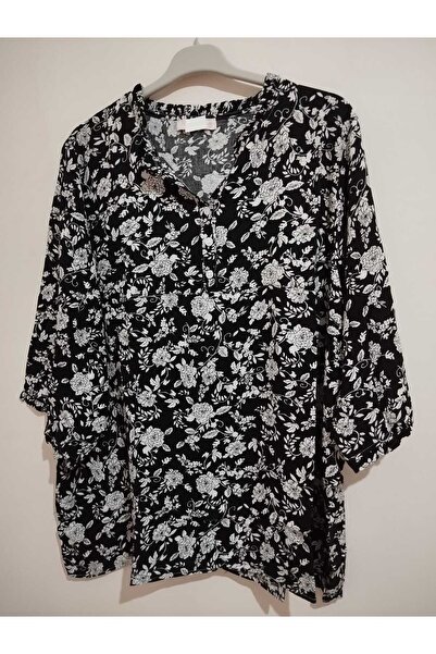 anne moda ankara Premium Quality, 3 Buttons, Full Summer, Tontish Size, Sweat-Proof, Stylish Flowing Blouse/Shirt