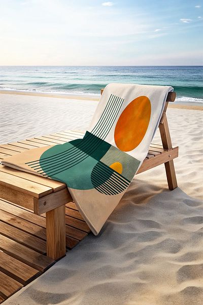 SWARIUS Adult Unisex 70X150Cm Summer Patterned Beach Towel - Bath Towel - Sea Towel