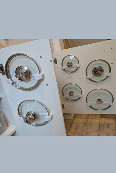 3DOria Tencere Kapağı Tutucu 22 cm & Kolaylık Sağlayan Minimal Tasarım 1 ADET