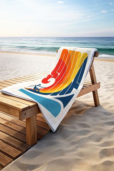 SWARIUS Adult Unisex 70X150Cm Summer Patterned Beach Towel - Bath Towel - Sea Towel