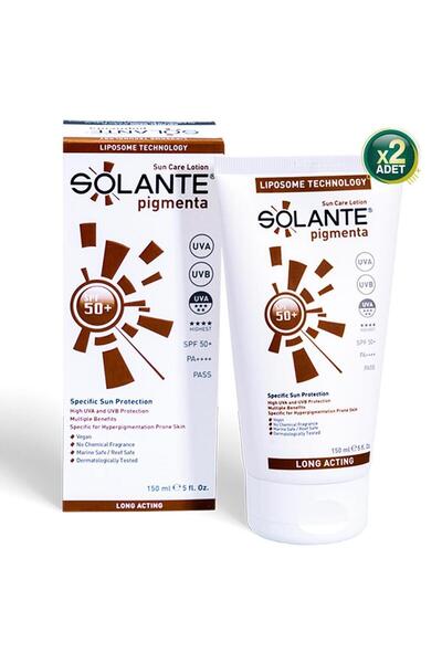 Solante Pigmenta Güneş Losyonu Spf 50+ 150 ml 2 Adet