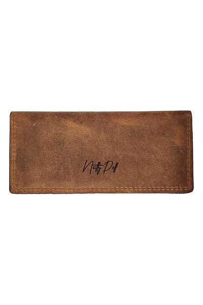 Natty Pell - Women's Wallet, Leather, Handmade Brown