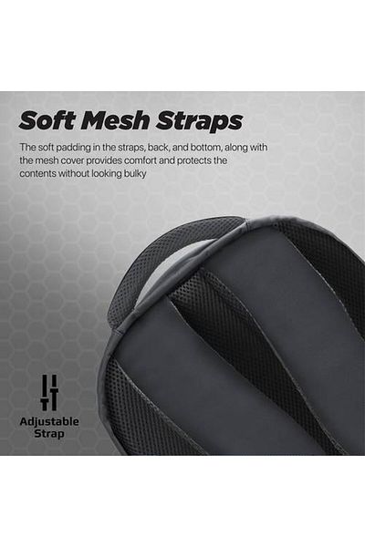Promate Large capacity backpack designed with multiple pockets for 15.6-inch laptops