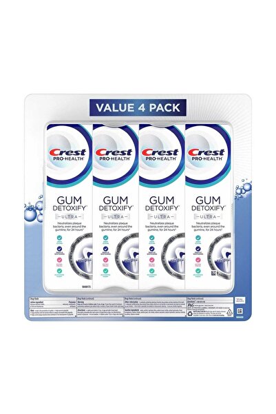CREST PRO-HEALTH GUM DETOXIFY 4 LÜ PAKET 133GR*4 :533 GR