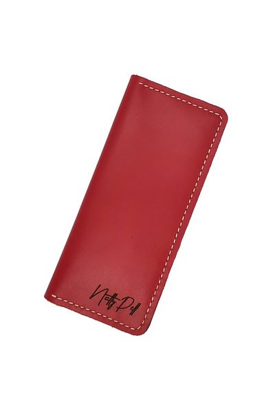 Natty Pell Women's Wallet - Natty Pell, Red, Genuine Leather