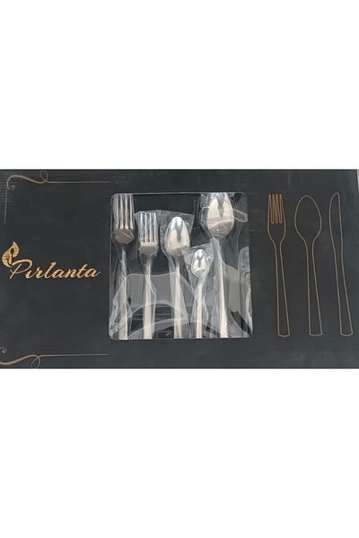 genelartp75 Diamond 30 Piece 6-Person Cutlery Set 30 Piece Boxed Gift Dowry Set