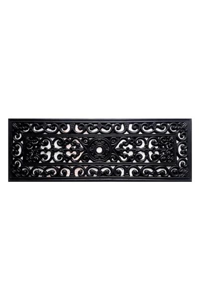 OPTIM DEKO Rubber anti-slip entry mat, narrow, for steps, Dm102 - 70x25x0.7cm