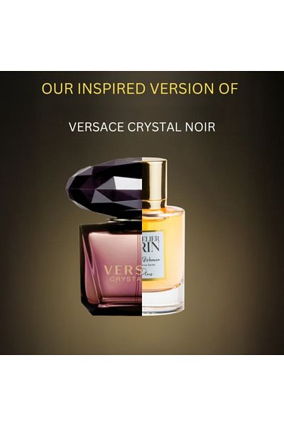 LATELİER ERİN Apa de parfum L’Atelier Erin W157, 50 ml, pentru femei, inspirat din Versac€ Crystal Noir