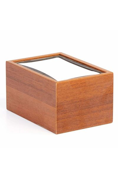 GROOVY Wooden Horizontal Napkin Holder (Wenge-Walnut)