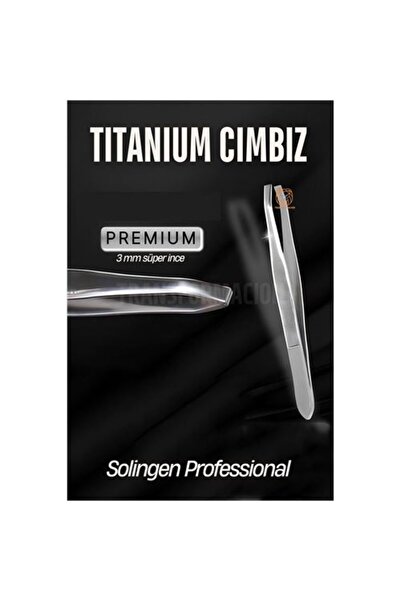 Khayra Hsnet 3mm Fine Point Tweezers Titanium Steel Solingen Professional - Eszaoc1062-8499