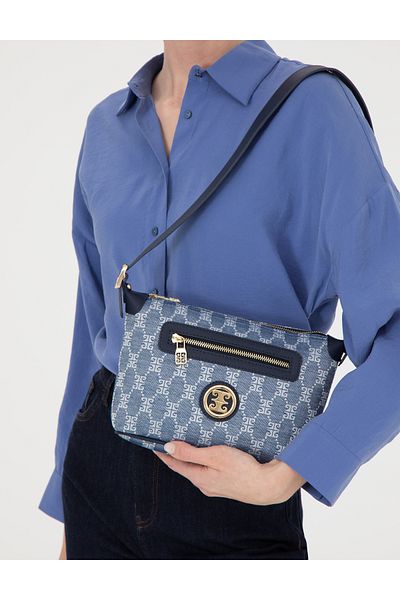 Pierre Cardin Geantă de umăr pentru femei albastră 05PO25Y421