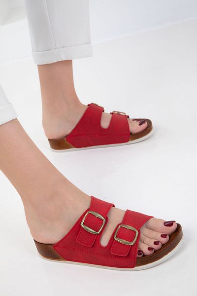 SOHO Red Women's Slippers 20735