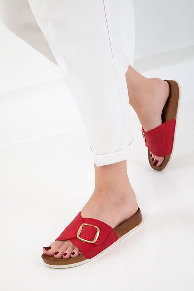 SOHO Red Women's Slippers 20734
