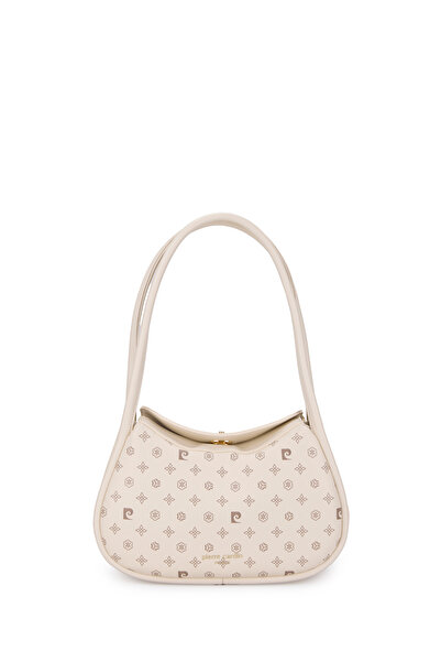 Pierre Cardin White Monogram Women's Shoulder Bag 05Po25Y10328