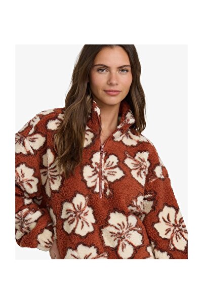 BİLLABONG All the Time Sherpa - Half Zip Fleece for Women