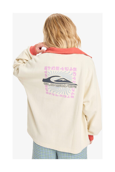 Quiksilver Sungai Block - Jachetă cu jumătate de fermoar pentru femei