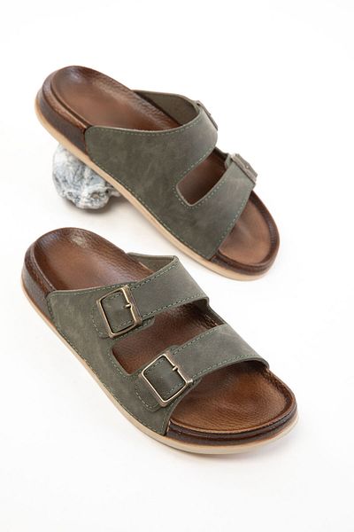 SOHO Khaki Women's Slippers 20736