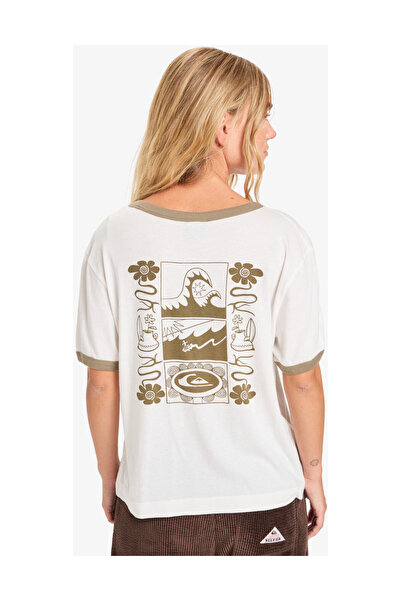 Quiksilver Ringer Screen – Kurzarm-T-Shirt für Damen