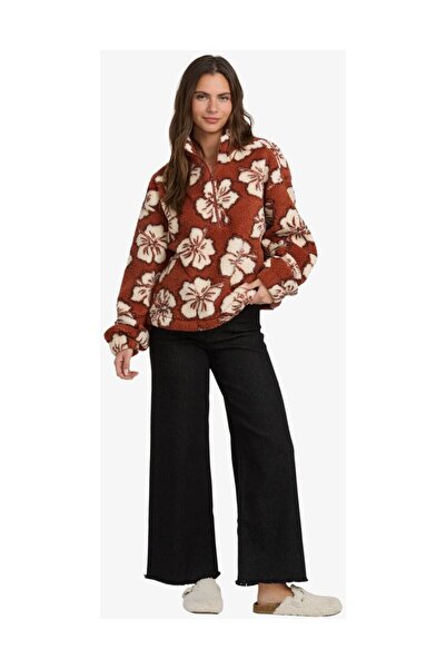 BİLLABONG All the Time Sherpa - Half Zip Fleece for Women