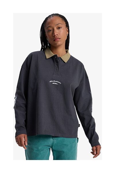 Quiksilver Mercury Standard Polo - Поло риза с дълъг ръкав за жени
