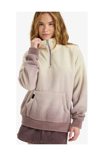 Roxy Dámská fleece mikina s polovičním zipem - Gradient pro život naplno