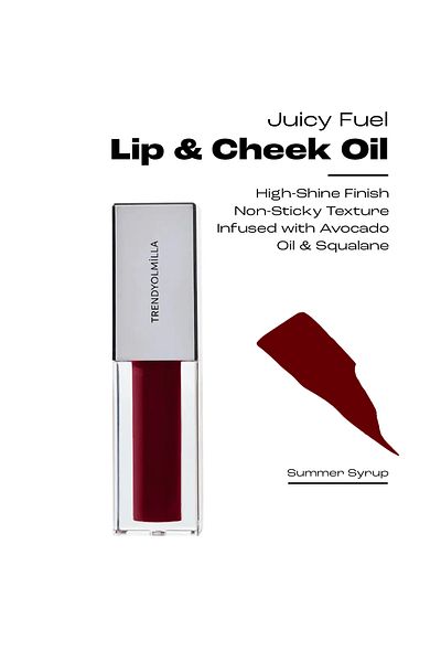 Trendyolmilla Beauty Summer Syrup Gloss Finish Colorant Cheek and Lip Oil Tkzss25Dp00001