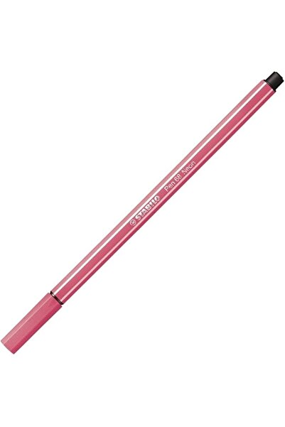 Stabilo - Keçe Uçlu Boya Kalemi - Pen 68 - Floresan Kırmızı