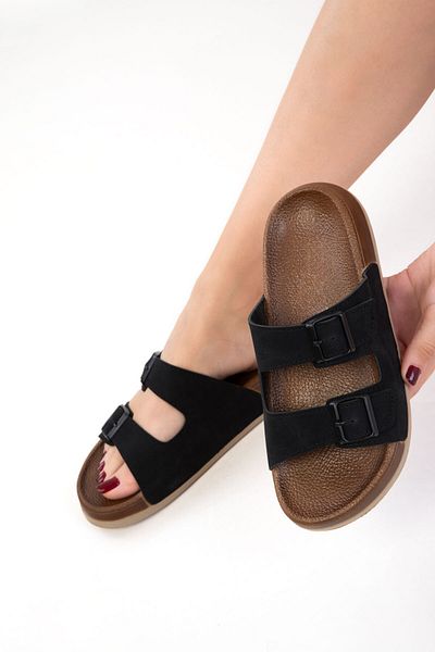 SOHO Black Unisex Slippers 20723