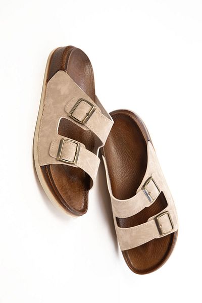SOHO Beige Women's Slippers 20736