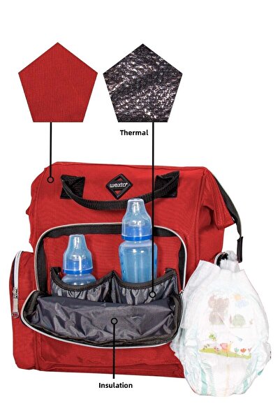 Wexta Wx-an2620 Red Mother Baby Bag