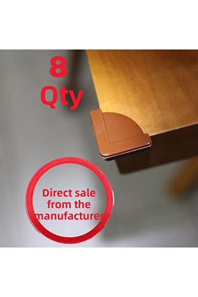 Abuy 8 Pieces 3 Point 3m Adhesive Silicone Corner Protector