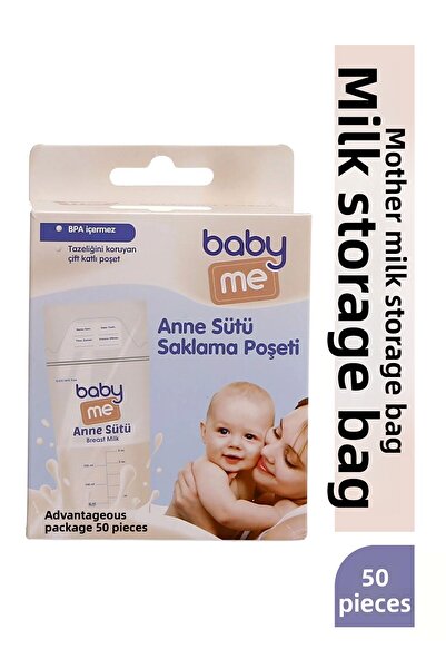 ebebek Baby Mom 50 كيس تخزين حليب الثدي - عبوة مميزة
