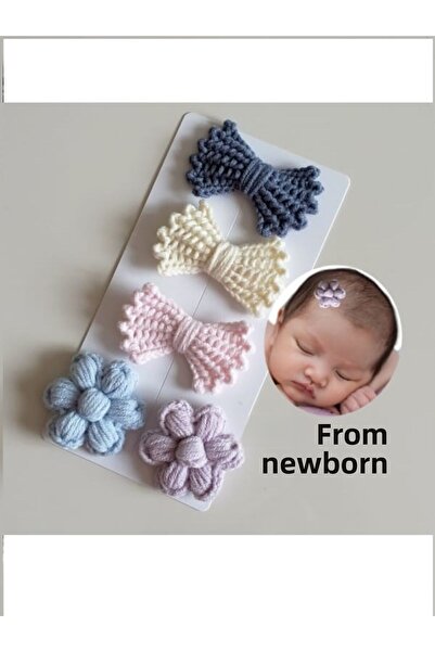 Kadın Girişimciler Atölyesi Newborn Buckle Baby Gift Set of 5 Hairless Baby B...