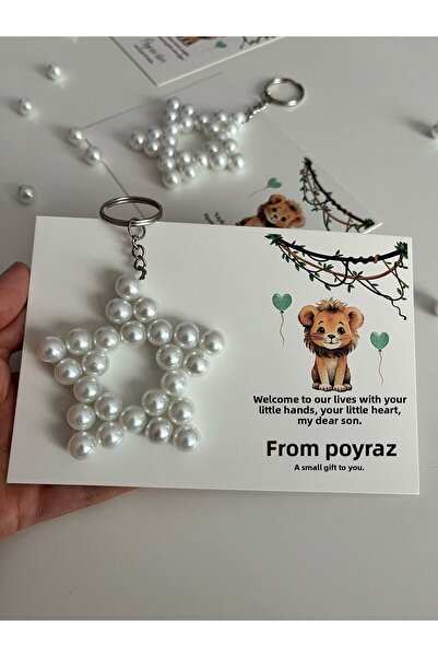 Home 50 Pieces Baby Birth, Mawlid Gift Star Keychain