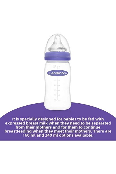 Lansinoh 75980 PP Baby Bottle 160 Ml Slow Flow