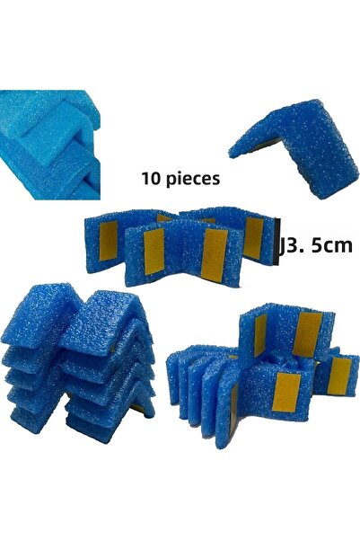 yavulu Προστατευτικό άκρων / Προστατευτικό επίπλων / Προστατευτικό γωνιών από αφρό 10 τμχ.-3,5 εκ. (Για τραπέζια, πόρτες, μυτερές γωνίες)