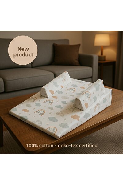 Zuu Baby سرير الطفل للارتجاع – 100% قطن، معتمد من Oeko-tex، غطاء قابل للغسل – مضاد للاختناق