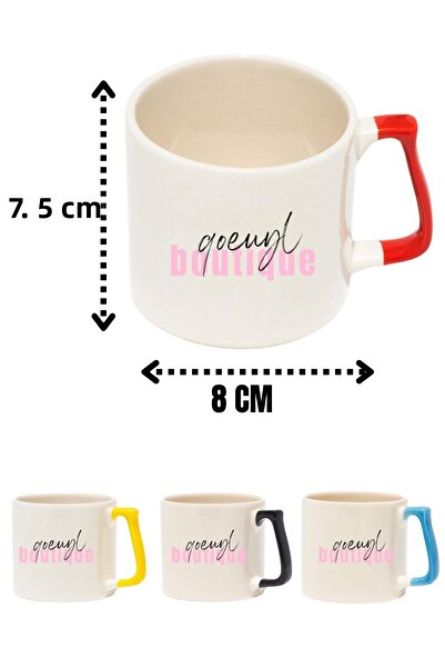 giftkonsept Read Books and Coffee No:2 Printed Orange D Mug with Handle