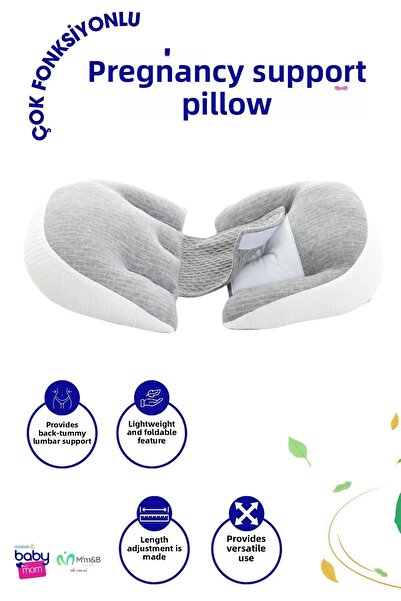 ebebek Baby Mom وسادة دعم الحمل متعددة الوظائف / وسادة الحمل / وسادة الحمل ال...