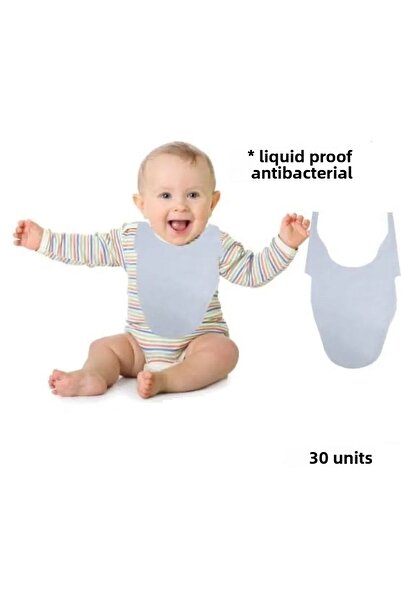 KENT مريلة أطفال للاستعمال مرة واحدة مقاس 25 × 55 سم 1 رول (30 قطعة)