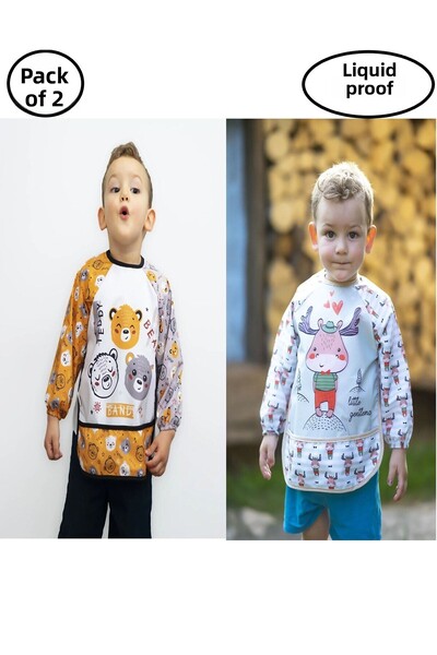 dubi baby Bebechi Set of 2 Combination Cute Bear and Deer Pattern 0-3 Years O...
