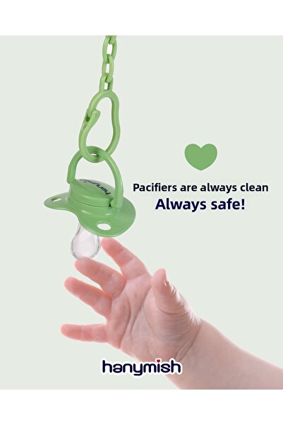Hanymish Green Rainbow Palate Pacifier No:3