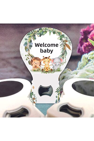 Ege ajans 10 قطع (بطاقة وجيلاتين) مغناطيس فتاحة سفاري