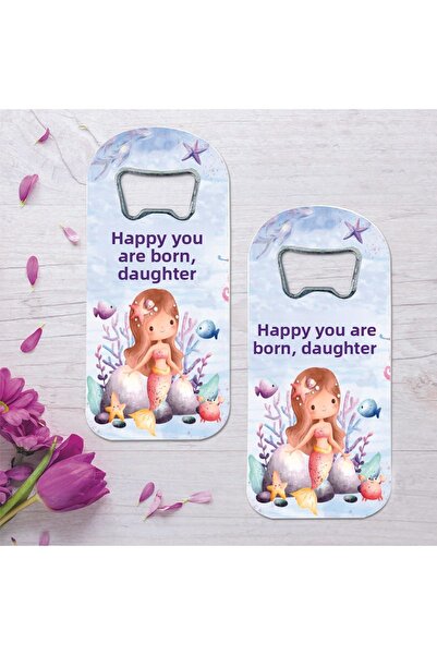 Ege ajans 10 قطع (بطاقة وجيلاتين) مغناطيس فتاحة للأطفال بتصميم حورية البحر