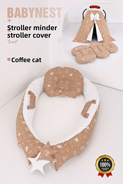 Umaybebek Babynest, Baby Sleeping Bed 0-2 Years - Stroller Set