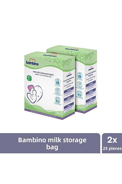 Bambino Milk Storage Container - x2 Set