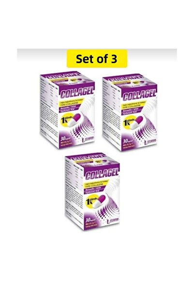 LedaPharma Type II Collagen 3 Pack - Collagel Capsule